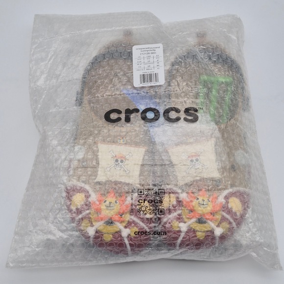 Crocs Classic Clogs One Piece The Thousand Sunny Men's Size 12 Shoes Causal - Picture 2 of 14